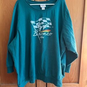 Ford Teal Cotton Blend Top